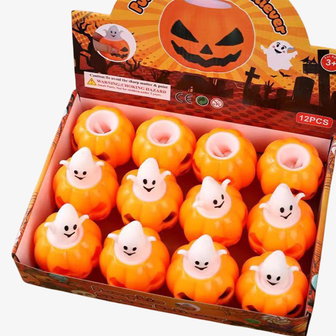 Pumpkin Ghost Squishy