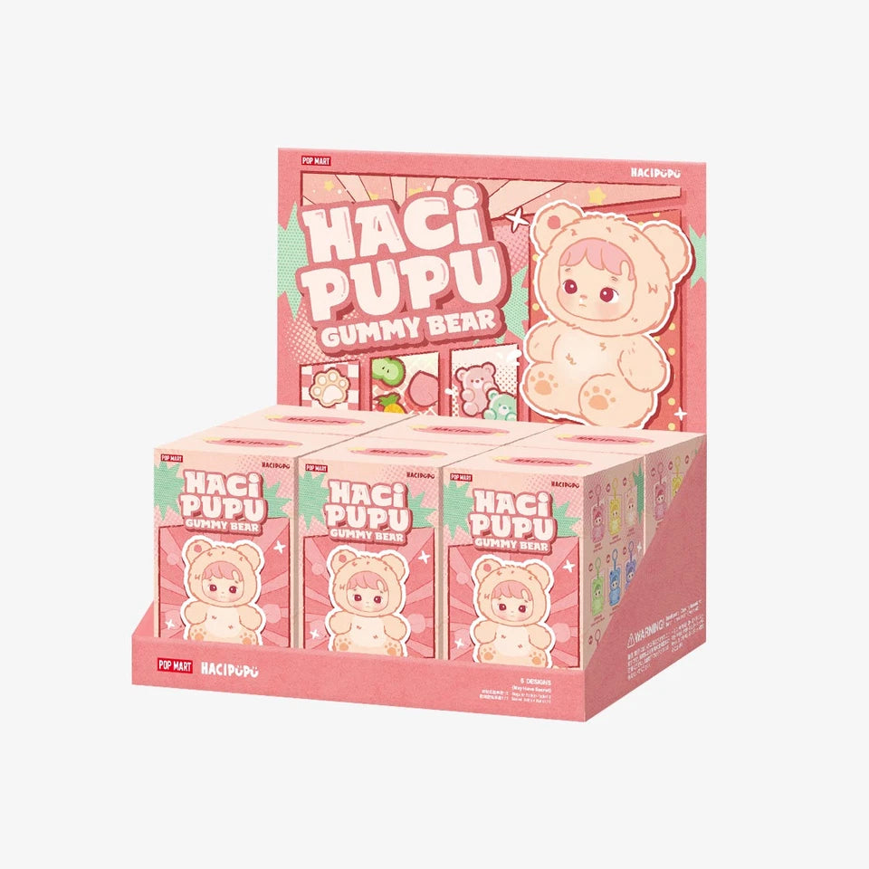 POP MART HACIPUPU Gummy bear series 6-Pack