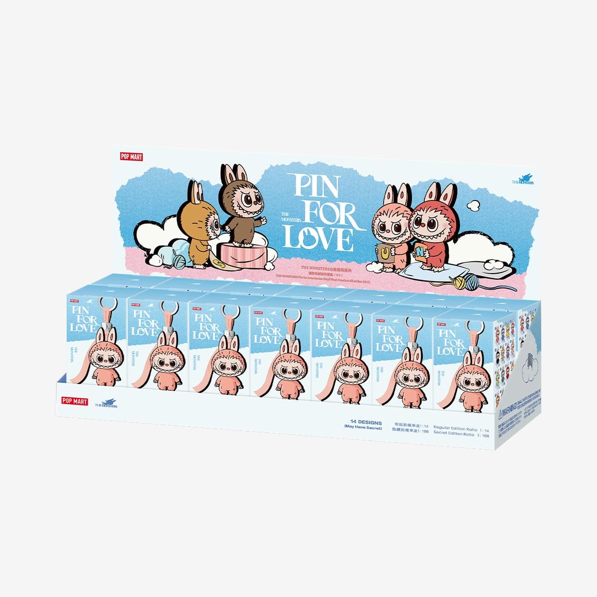 Labubu The Monsters Pin For Love N-Z Blind Box 14 pack whole set