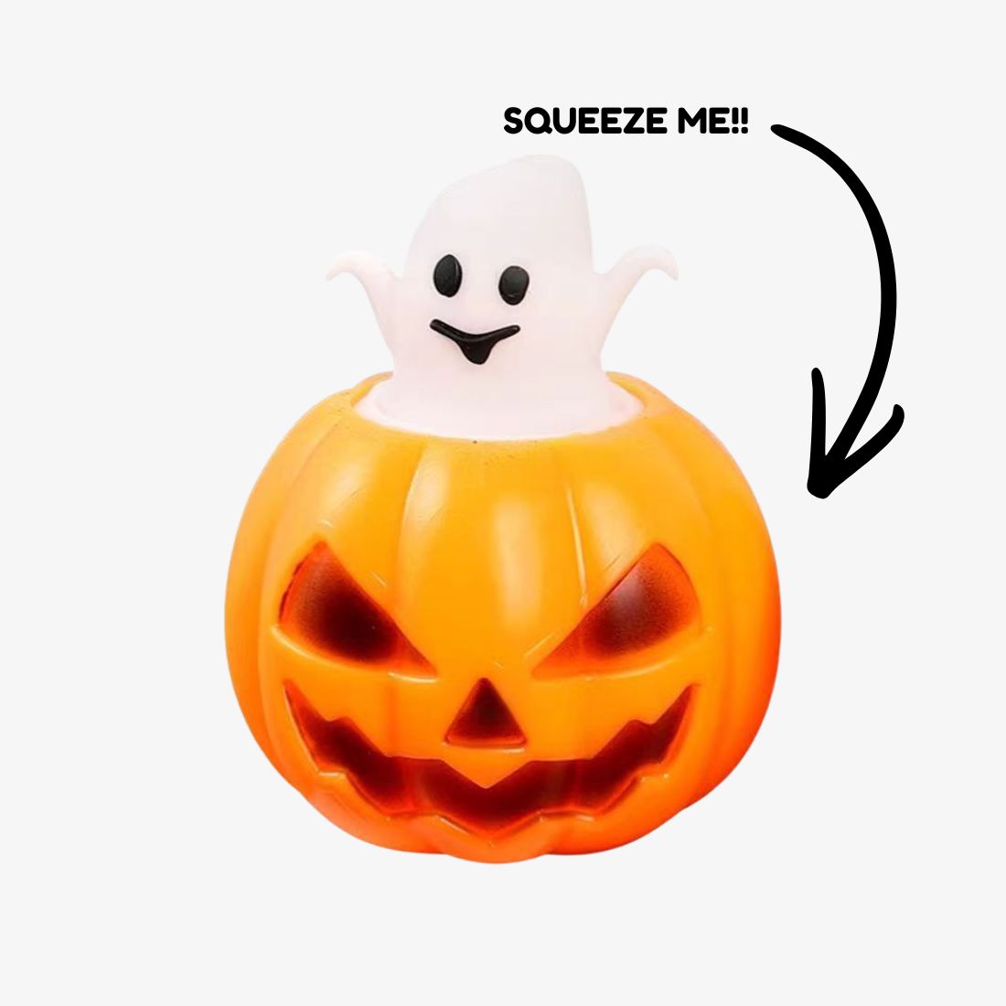 Pumpkin Ghost Squishy