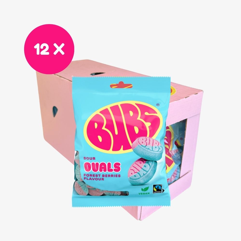 BUBS Sour Forest berries Ovals 12x 90g