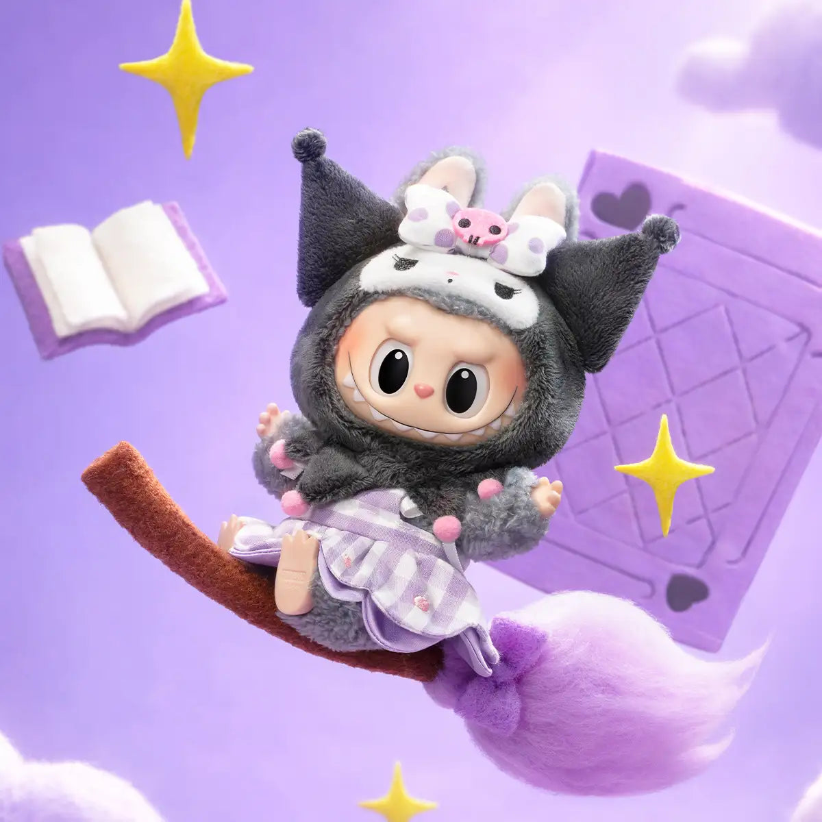 THE MONSTERS × Hello Kitty and Friends Series-Vinyl Plush Pendant Blind Box