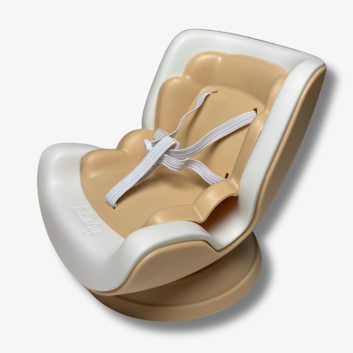Labubu beige bilsäte
