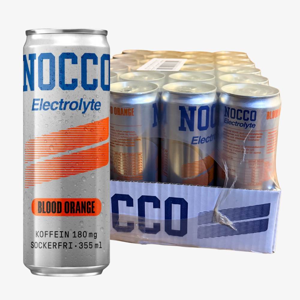 Nocco Electrolyte Blood Orange 355ml 24-Pack Flak